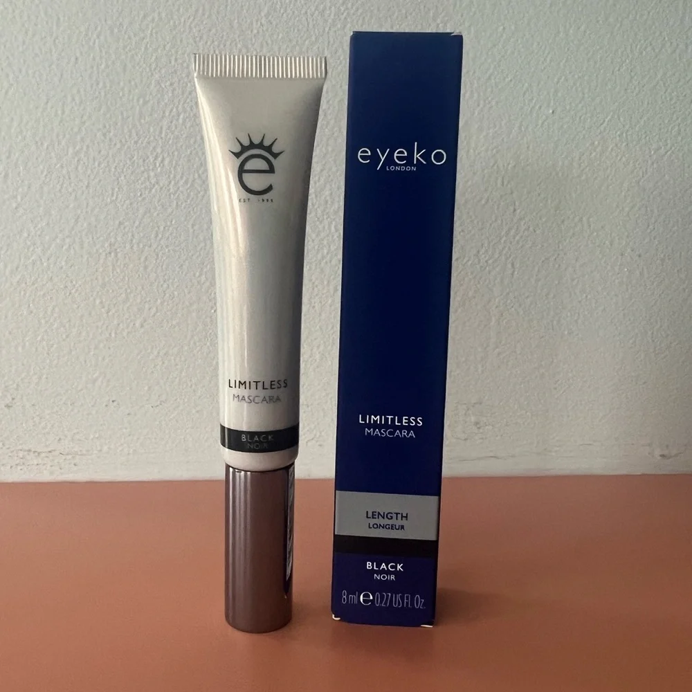 Eyeko Limitless Lengthen Mascara - Black- BNIB- full size 8 ml